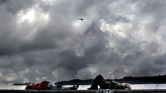 Turistas durmiendo la siesta en Compostela