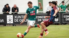 El Coruxo firm� un excelente partido sin dar ninguna opci�n a un rival directo. M. MORALEJO