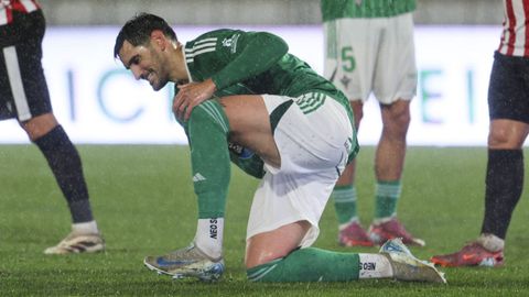 Chema Rodr&iacute;guez en un partido de este curso en A Malata. 