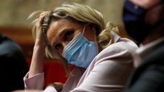Marine Le Pen, este martes durante la sesi�n de control al Gobierno.