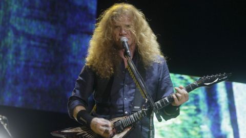 Dave Mustaine en una imagen de archivo en el Resurrection Fest, donde actu&oacute; con Megadeth en varias ocasiones.