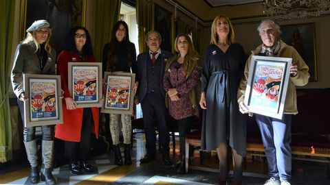 Sania fidalgo, Vanesa Guit�rrez, Marisa Valle Roso, Wenceslao L�pez, Mabel Lanvadera y Marisa Ponga