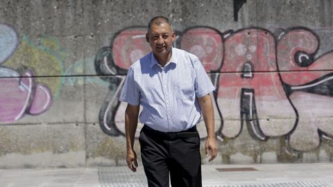 Ramiro Raigosa, venezolano que migr a Culleredo despus de sobrevivir a dos intentos de asesinato en Colombia.