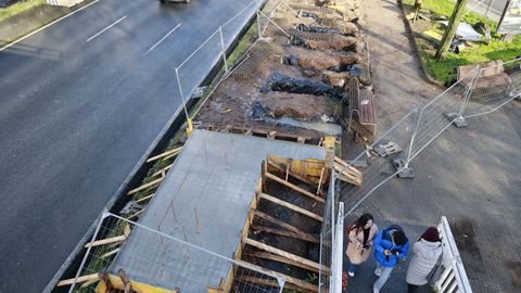 Comienzan los trabajos previos para la renovaci�n de la pasarela entre estaciones que sobrevuela la avenida de Alfonso Molina