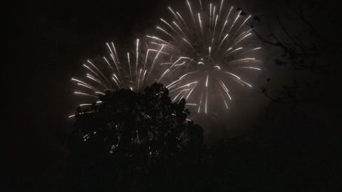 Fuegos artificiales de San Mateo en Oviedo 2025