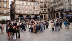 Decenas de trabajadores ourensanos ya se concentraron este lunes coincidiendo con la celebracin de un pleno extraordinario.