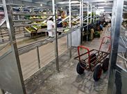 En la planta alta del mercado de la calle Sierra hay en la actualidad 68 puestos vacantes.