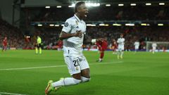 Vinicius Jr. fue el gran protagonista de la primera mitad