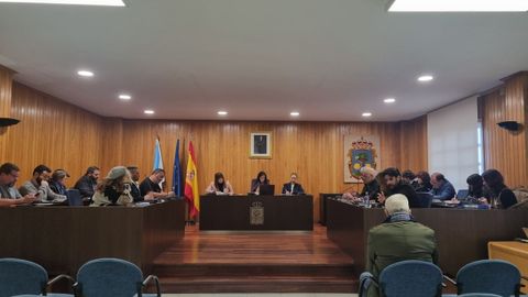 Imagen de archivo de un pleno en Cambre