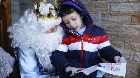 Los Reyes Magos llegaron a Lugo por Pedrafita.