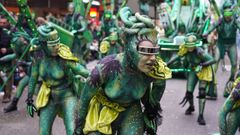 Desfile de Carnaval en Oviedo el pasado 2023
