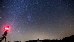 Gem�nidas en la Costa da Morte.Lluvia de estrellas desde el puerto de Santa Mari�a