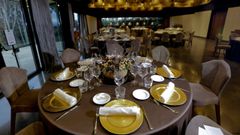 Imagen de archivo de una mesa dispuesta para una cena navide�a.