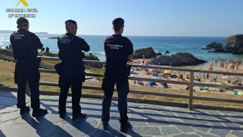 La Guardia Civil en el eclipse en Valdovi�o