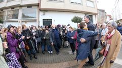 As� fue el recibimiento del nuevo p�rroco de Boiro, Juan Jos� Berm�dez