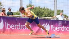 Fabi�n Vidal, en el campeonato nacional celebrado en M�laga.