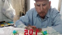 Antonio Romero Ramallo, en la celebraci�n familiar de hoy domingo