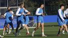 Lance de un entrenamiento del Deportivo en Abegondo.
