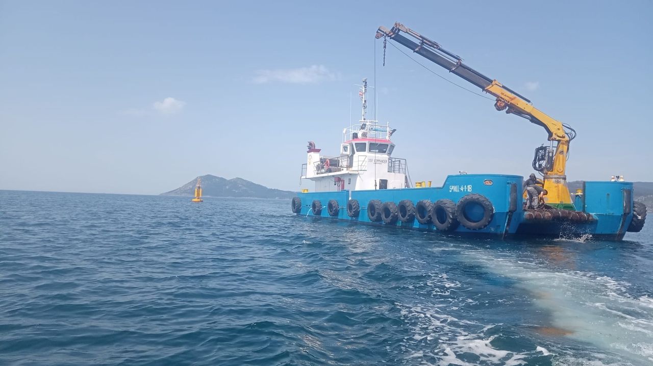 Mar sustituye la boya de Muros para tener más datos oceánicos en tiempo real