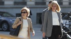 Soraya S�enz de Santamar�a, a su llegada a la Audiencia Nacional para testifica en el juicio del caso Kitchen