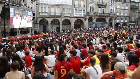 Pantalla gigante en Ourense.