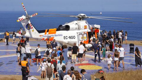 Salvamento Mar�timo mostr� a coru�eses y visitantes el Helimer 223 en A Coru�a, en una jornada de puertas abiertas el 6 de agosto del 2026.