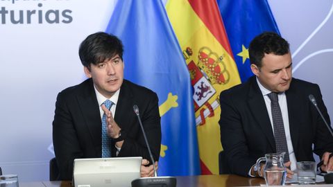 El Consejero de Ciencia, Industria y Empleo, Borja S�chez, informa en rueda de prensa sobre los acuerdos adoptados por el Consejo de Gobierno
