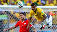 Pinilla, durante el partido