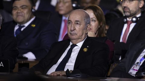 El presidente de Argelia, Abdelmadjid Tebboune.