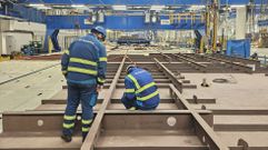 Instalaciones de la nueva f�brica digital de bloques en Navantia Ferrol