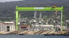 Las gradas est�n situadas bajo la gr�a p�rtico