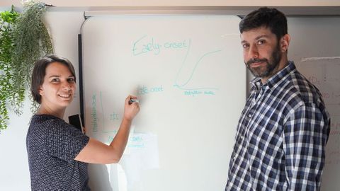 Los investigadores&nbsp;Silvana Maas y Jos&eacute; Antonio Seoane, responsables del estudio