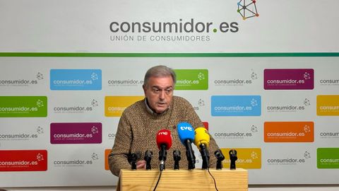 El presidente de la Unión de Consumidores de Asturias, Dacio Alonso.