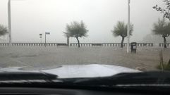 Inundaciones en Sanxenxo y Portonovo