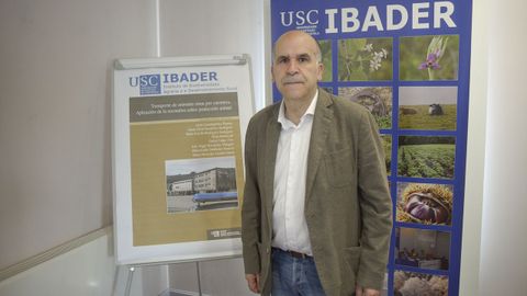 Jesús Cantalapiedra, durante la presentación del libro en el Ibader