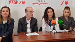 Rueda de prensa del PSOE ourensano.