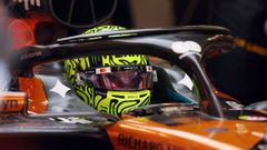 Lando Norris, antes de los libres del Gran Premio de Montmel�.