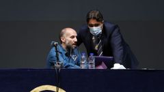 Gonzalo P�rez J�come junto a Jorge Pumar