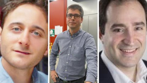 Gonzalo Prieto, Marcos Garc�a Suero y Mart�n Fa�an�s.