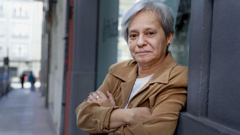 Salom� da Torre, hija de una v�ctima de un reformatorio franquista, en A Coru�a.