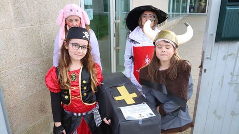 Comitiva que acompa�� al �so en Abanqueiro