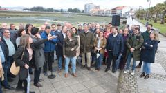 Lectura do manifesto realizada hoxe en Cambados