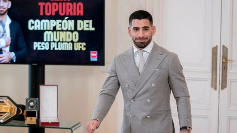Ilia Topuria.Ilia Topuria, campeón de UFC