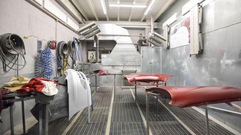 Zona de los talleres del CIFP Montecelo