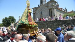 Romer�a de la Virxe do Corpi�o en Lal�n