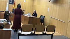 Una forense durante su declaraci�n en el juicio