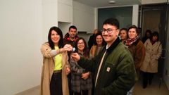 Entrega de llaves en Betanzos de viviendas de alquiler. 