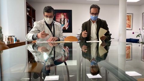 Félix Rubial y Juan Alberto García firmaron el convenio de colaboración.