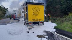 El cami�n de transporte de ganado circulaba sin carga en el momento del incendio