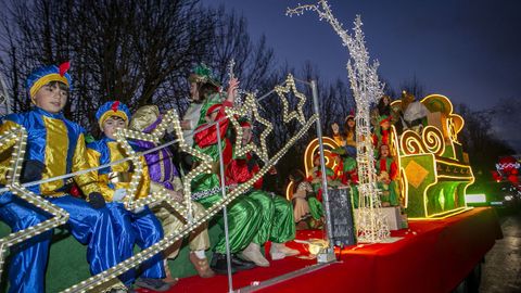 Cabalgata del D�a de Reyes en Noia.
